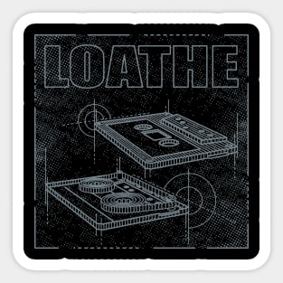 Loathe - Technical Drawing Sticker